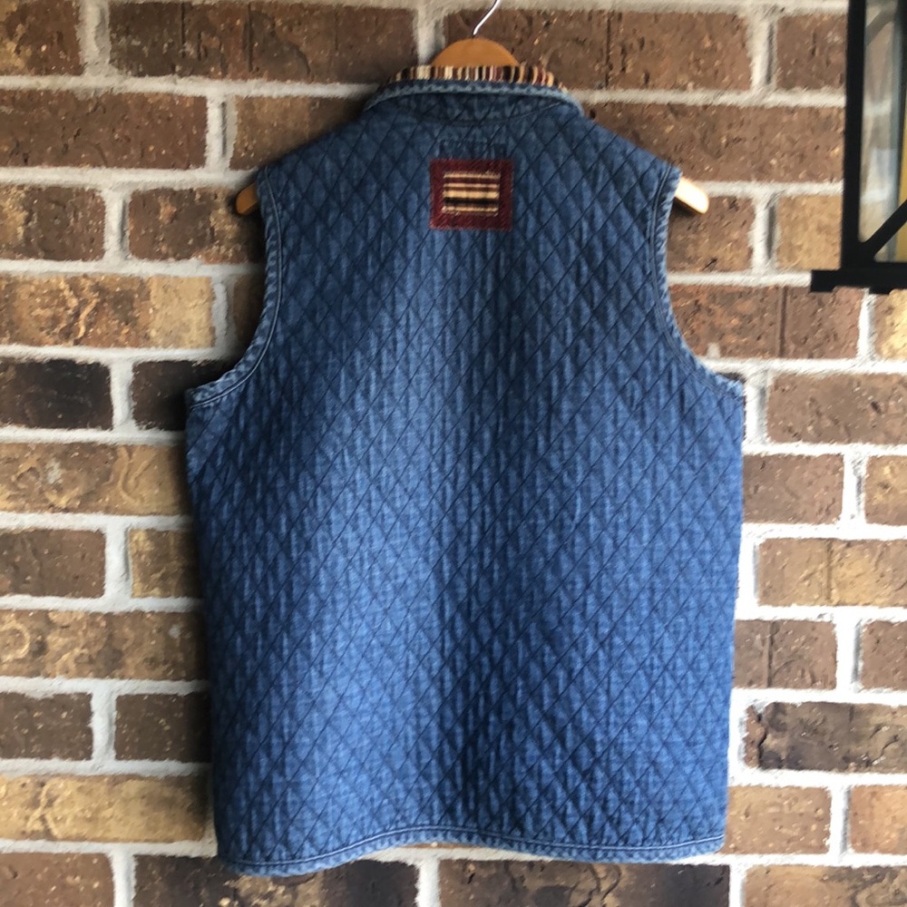 Haik's Quilted Denim Vest - Picture 6 of 7